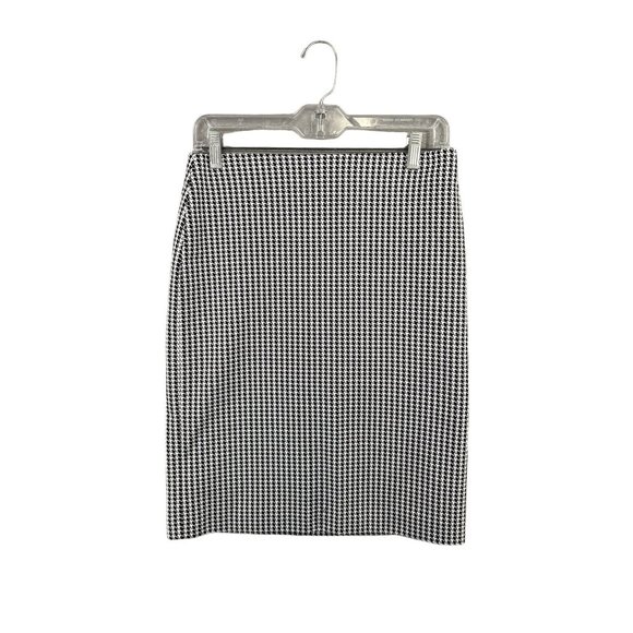 Nine West Dresses & Skirts - Nine West NWT Women's Houndstooth Black & Ivory Lined Skirt Size XS